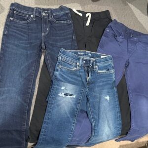Mixed Boy’s Pants Bundle - Blue Jeans & Navy/ Black Pants